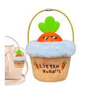 Figuras de dibujos animados juguetes, peluche de Pascua,Lindo llavero de zanahoria animales de peluche colgante de rábano - Zanahoria que corta el juguete de felpa, peluches de rábano para mochila,