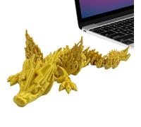 Figuras de dinosaurio de oficina, impresión de dinosaurios articulados - Juguete de impresión articulada Fidget Dinosaurio - Figura de colección de decoración de mesa en colores degradados para tu
