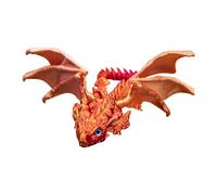 Figuras de dragón para niños, figura de dragón Figura de dragón realista | Decoración de la pantalla de escritorio de inicio, Juntas móviles Desk Juguetes para niños, adultos, coleccionistas