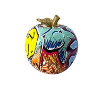 Figuras de Frutas con Grafiti nórdico: Adornos de Resina para Dormitorio, Entrada, Mesa y Armario.