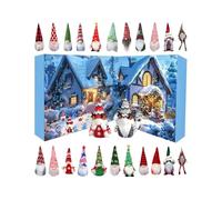 Figuras de gnomo de Adviento de Navidad, juguetes coleccionables para decoración del hogar, juguetes de peluche para festivales de diciembre, vacaciones, entrada, ventana, fiesta