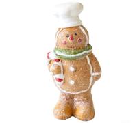 Figuras de gnomos de resina hechas a mano para decoración festiva de Navidad, adornos navideños que añaden calidez y sensación clásica (papá)