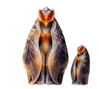 Figuras de hada 10 cm escultura decorativa colección alas de cigarro