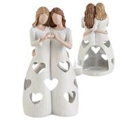 Figuras de hermana para mujer, figura de amistad para escritorio, figuras de resina, escultura de recuerdo de hermandad para mujeres, mesa, cumpleaños, amiga, decoración del hogar