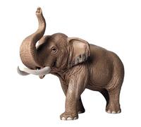 Figuras de Juguete de Elefante - Modelo de Elefante Salvaje Realista simulado - Figura de acción de Animales de Safari para colección de Animales para niños pequeños