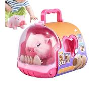 Figuras de Juguete Interactivas de Peluche,Muñeca Andante Suave y Adorable - Mascota Electrónica con Sonido y Luz que Camina,para Niños, Adultos, Jóvenes, Niñas, Niños, Casa, Sala de Juegos, Jardín de