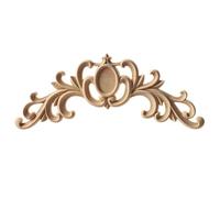 Figuras de madera tallada con motivos florales, artesanías, apliques de esquina, marcos, paredes, puertas, muebles, esculturas decorativas de madera tallada, b