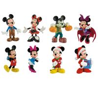 Figuras De Micky Y Minnie Mouse 7Cm (Set De 8) Figuras De Juego Bayern Halloween