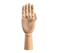 Figuras de modelo de mano de maniquí de madera - Herramienta de dibujo de bocetos de de 18 * 6 cm, mano de arte de madera ajustable | Accesorio de exhibición de mesa | Accesorio de referencia