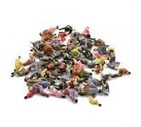 Figuras de modelo HO Scale 60 unidades, 1:87 pintadas pasajeros sentados, todas las personas sentadas para el paisaje de diseño de tren ferroviario