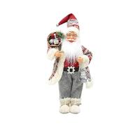 Figuras de Papá Noel - Decoración de Mesa de 46 cm - Figura de pie navideña como decoración, incluida para Navidad, cumpleaños, Familia, Amigos, colegas, parientes, Habitaciones, Chimenea