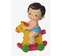 Figuras de Pastel Niño Bautizo "Caballito" - Figuras para dar cómo Recuerdos de Bautizos