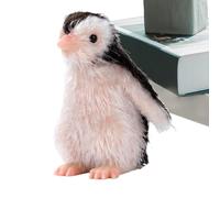 Figuras de pingüino de juguete | Lindos juguetes de figuras de animales de silicona | Juguete coleccionable de pingüino de dibujos animados simulado para decoración del hogar, escritorio, mesa, estant