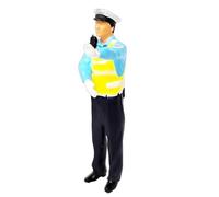 Figuras de policía de transporte en miniatura 1: 64 Modelo de puntos de control educativos con detalles finos para la fabricación de modelos y la educación Figuras de policía de transporte de resina