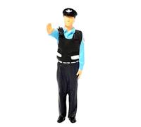 Figuras de policía de transporte en miniatura 1: 64 Modelo de puntos de control educativos con detalles finos para la fabricación de modelos y la educación Figuras de policía de transporte de resina