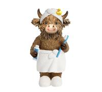 Figuras de realistas, lindas decoraciones de animales | Decoración de vaca para baño, figuras coleccionables para el hogar, cocina, salón, jardín, terraza, granja, oficina, mesa