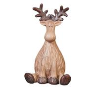 Figuras de reno, decoración para cuaderno estatua de reno de Navidad | decoración para el hogar estatua de de resina | Para mesa sala de estar estante gabinete librerías vitrina TV banco