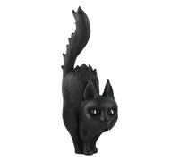Figuras De Resina De Halloween - Miniaturas De Halloween | Mini Figuras De Hallloween | Spooky Bruja De Bruja Negra Black Pumpkin Ghost Resina Estatua De La Estatua | Adorno De Terror | Central De Mes