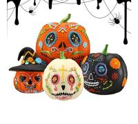 Figuras De Resina Genéricas - 578G Apilados Halloween, Estatuas Decorativas De Miedo, Día del Festival Accesorios De Mesa Muerta | Decoración Apilable para La Oficina del Dormitorio del Cuello