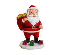 Figuras De Santa Claus - Estatua De Santa Claus | Decoración De Navidad Iluminada | Arte De Decoración Iluminada De Navidad | Adornada Con Harz | Para El Hogar, La Mesa, La Chimenea, La Biblioteca