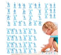 Figuras De Soldados - 100 Mini Figuras De Soldados Coleccionables | Miniaturas Detalladas De Material PP Para Juegos De Mesa, Proyectos Educativos, Decoraciones De Pasteles, Juego Imaginativo Para