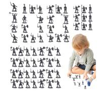 Figuras de soldados - Colección de figuras del ejército Nevalerra, infantería en miniatura robusta, juego de arena táctico | de acción clásico con una variedad de equipos para una s