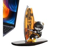 Figuras de tablero - Divertida estatua oscilante de oso surfista | Accesorios para salpicadero de coche con decoración de animales, para camión, sedán, camioneta, scooter, SUV, automoción, hombres, mu