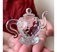Figuras De Tetera De Cristal, Pisapapeles Artesanales, Estatua De Adorno De Cristal, Adorno De Mesa Artesanal