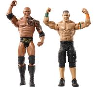 Figuras de The Rock y John Cena de WWE WrestleMania (paquete de 2)