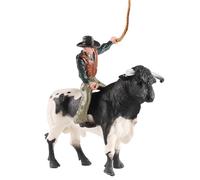 Figuras de torero español - Mini figuras de acción de rodeo de ganado, juego de juguetes realistas de equitación, figura de animales de colección para jugar y exhibir | Juguete para ga