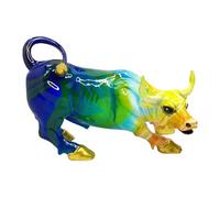 figuras de toro, adorno de toro de Wall Street | Bull Figura Finanzas Decoración del lugar de trabajo,Elegante figura de toro, decoración del lugar de trabajo, decoración de mesa de ta