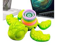 Figuras de Tortugas | Tortugas Impresas en 3D Que Brillan en la Oscuridad | Articulada Antiestrés Figura Animal para Adultos, Hombres, Mujeres, Escritorio, decoración, Regalo