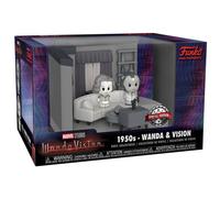 Figuras de Vinilo Funko Pop Mini Moments Wanda & Visión Blanco y Negro