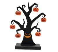 Figuras Decorativas De Árbol De Calabazas - Estatuilla De Mesa para Halloween | Centros De Mesa De Árbol Fantasma De Calabazas Manualidades Estatuilla Halloween para Decoración De Fiestas
