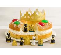Figuras Decorativas de Iconos de Egipto - Juego de 20 Piezas Figuras Egipcias para Roscón de Reyes - Pack Sorpresa con Faraones, Pirámides, Gatos y Anubis - Decoración Tradicional de Repostería