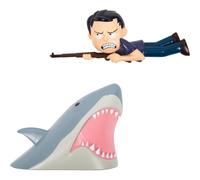 Figuras Decorativas Tiburón y Martin Brody Jaws Comic Ons 8 cms