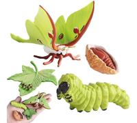Figuras del ciclo de vida animal - Ciclo de crecimiento de rana | Figuras de animales para esculturas de mariposas, tortugas, hormigas obreras, ranas y