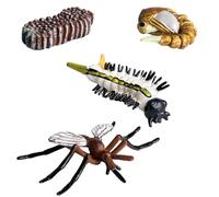 Figuras del ciclo vital para niños - Educativo de 6 animales, juego de cerillas, colección de figuras de animales, juego educativo divertido | Figura de animale coloridas para aprender de forma lúdi