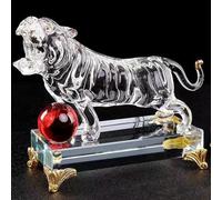 Figuras del zodiaco chino de 12 cm, cristal de doce estatuas de animales del zodiaco para decoración del hogar y la oficina, regalo perfecto de Año Nuevo chino, coleccionable del zodiaco de perro