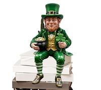 Figuras divertidas del día de San Patricio, figuras divertidas de resina verde | Accesorios del día de San Patricio - para bodas, granja, dormitorio, baño, hogar, invierno, pasillo, oficinas