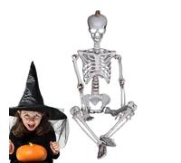 Figuras Esqueletos - Huesos Humanos realistas, Articulaciones móviles detalladas | Accesorios de Halloween para decoración de ataúd, Ambiente aterrador, Decoración macabra para fiesta de fantasmas y