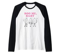 Figuras fantasmales de bebé Boo Me para Halloween Camiseta Manga Raglan