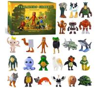 Figuras italianas tipo brainrot, 1-2IN, divertidas, Tung Tung Tung Sahur, para niños y adultos, Tralalero Tralala y Lirili Larila, figuras de Internet, juego de memes, a partir de 6 años, 24 unidades