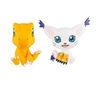 Figuras megahouse digimon lookup pack agumon & tailmon