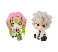 Figuras megahouse look up series kimetsu no yaiba demon slayer mitsuri kanroji & sanemi shinazugawa