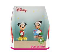 Figuras Mickey Mouse 7cm (Set De 2) Colección Navidad