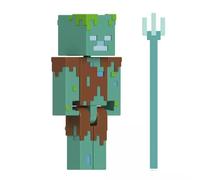 Figuras Minecraft Craft-A-Block - Zombi con tridente