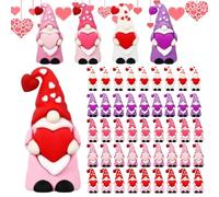 Figuras Miniaturas De Gnomos | 50 Figuras De Oficina para La De San Valentín - Estatuillas de Duendes | para la Decoración del Dormitorio, Cocina, Chimenea, Estantería,