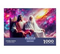 Figuras Místicas Ancianas Puzzle de 1000 Piezas Puzzle para Adultos Papel Arte Cósmico Galaxia Colorida Relajación Hogar Familia 70x50cm/1000pcs