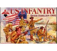 FIGURAS MODELO PLÁSTICO US Infantería, Boxer Rebellion 1900 48 FIGURAS EN 12 POSES 1/72 RED BOX 72017